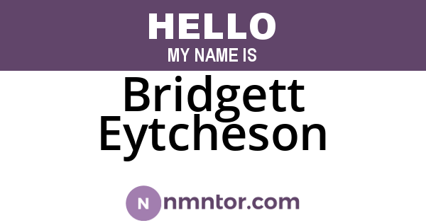 Bridgett Eytcheson