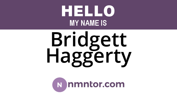 Bridgett Haggerty