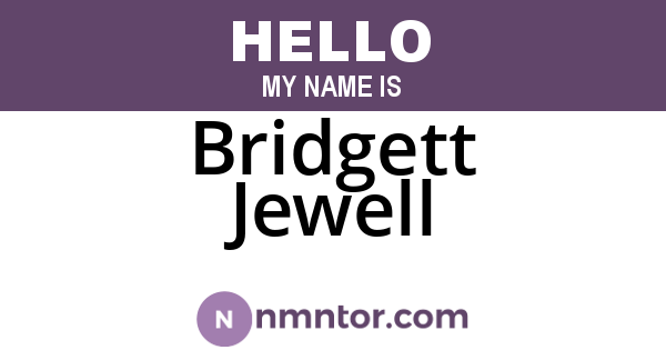 Bridgett Jewell