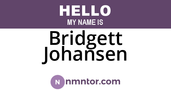 Bridgett Johansen
