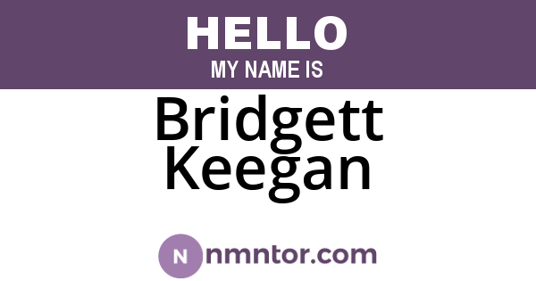 Bridgett Keegan