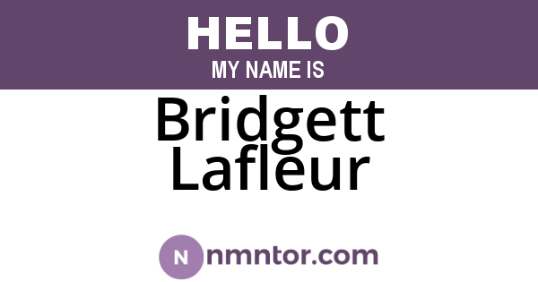 Bridgett Lafleur
