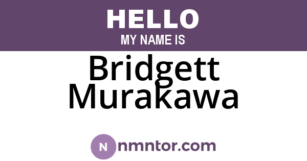 Bridgett Murakawa
