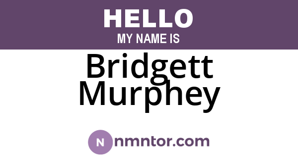 Bridgett Murphey