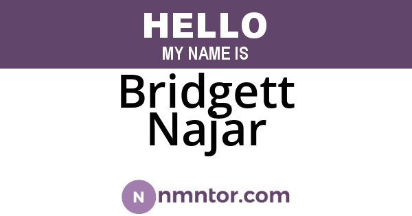 Bridgett Najar