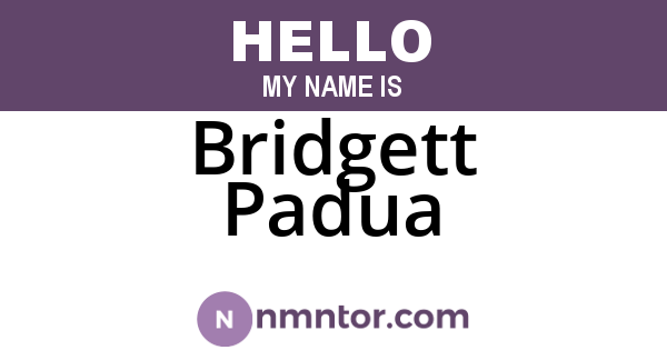 Bridgett Padua