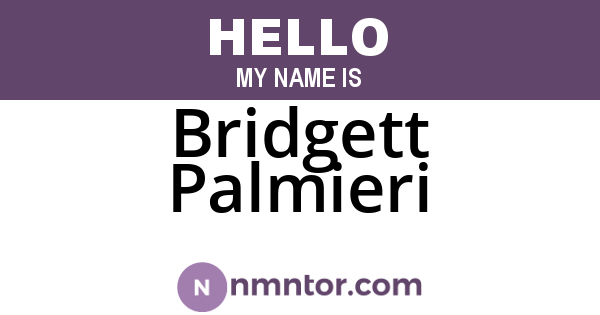 Bridgett Palmieri