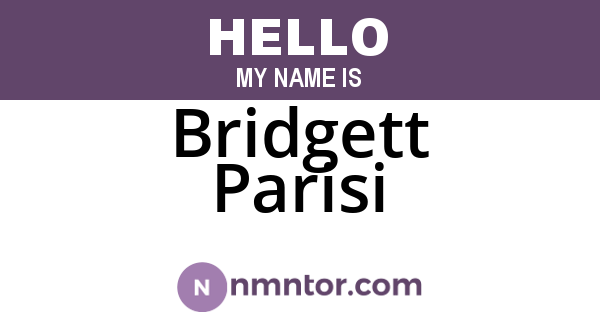 Bridgett Parisi
