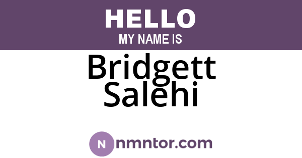 Bridgett Salehi