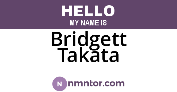 Bridgett Takata