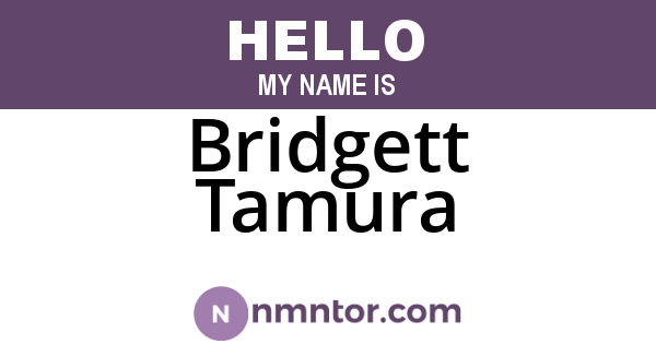 Bridgett Tamura