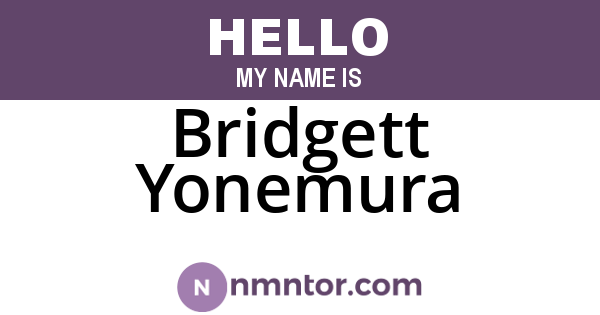 Bridgett Yonemura