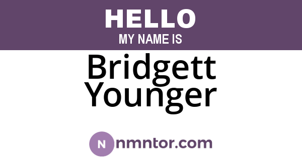 Bridgett Younger