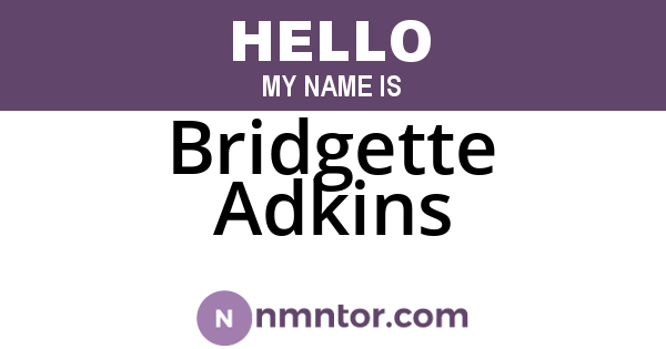 Bridgette Adkins
