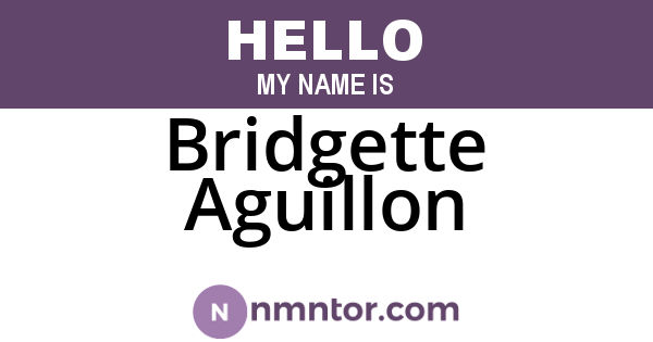 Bridgette Aguillon