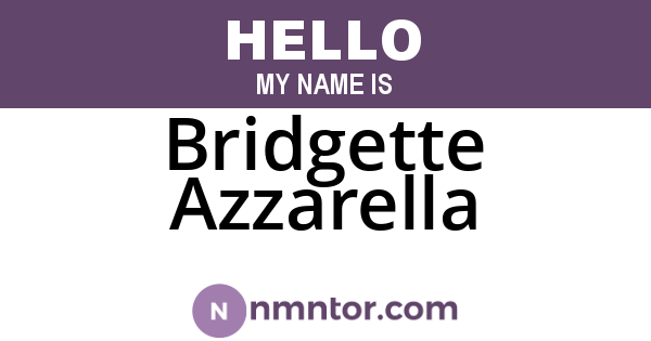 Bridgette Azzarella