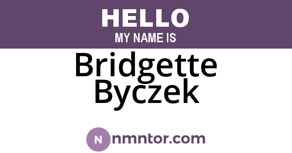 Bridgette Byczek