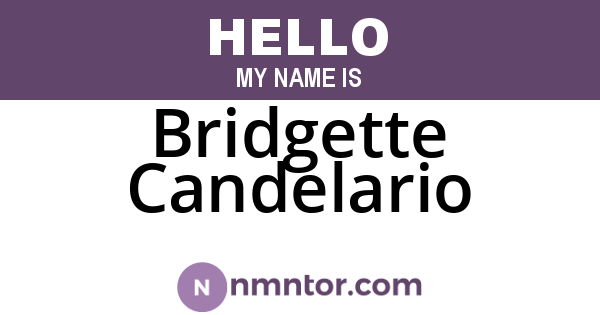 Bridgette Candelario