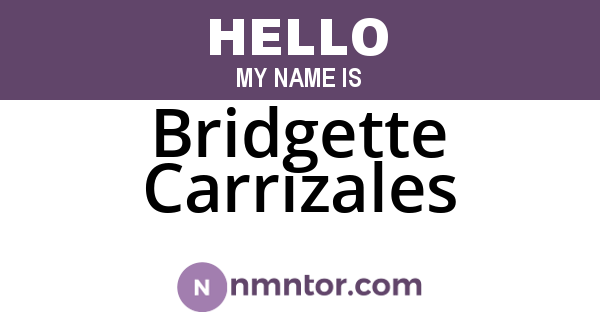 Bridgette Carrizales