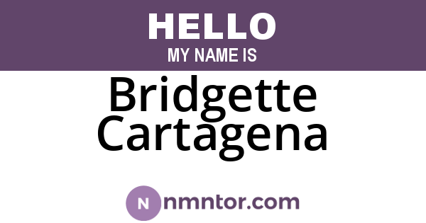 Bridgette Cartagena