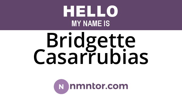 Bridgette Casarrubias