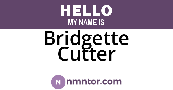 Bridgette Cutter