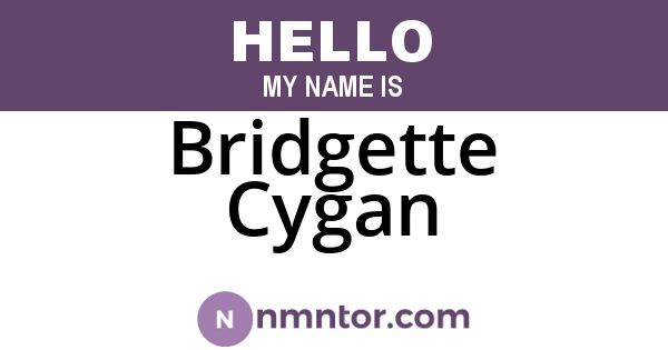 Bridgette Cygan