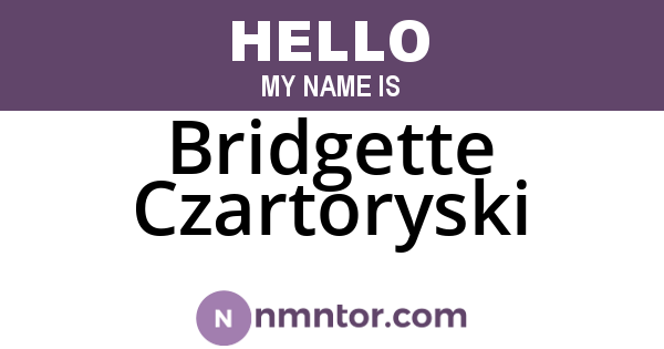 Bridgette Czartoryski