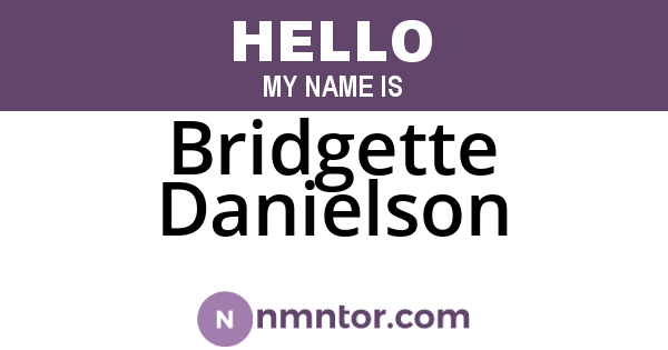Bridgette Danielson