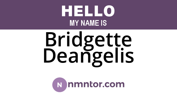 Bridgette Deangelis