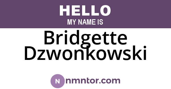 Bridgette Dzwonkowski