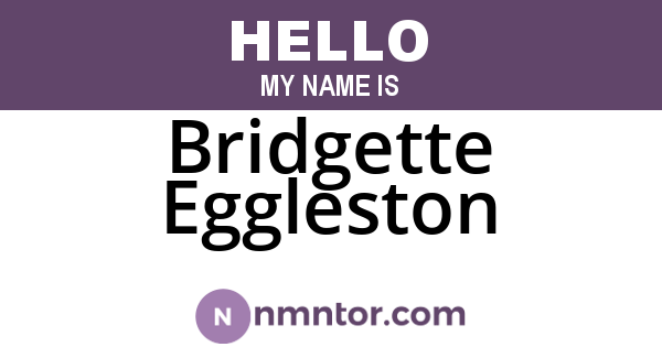 Bridgette Eggleston