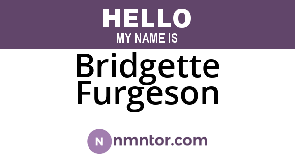 Bridgette Furgeson