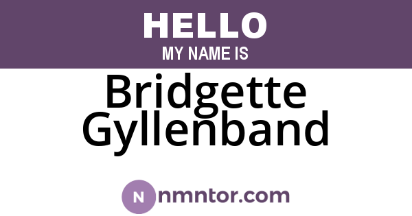 Bridgette Gyllenband