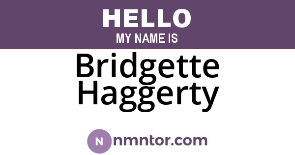 Bridgette Haggerty