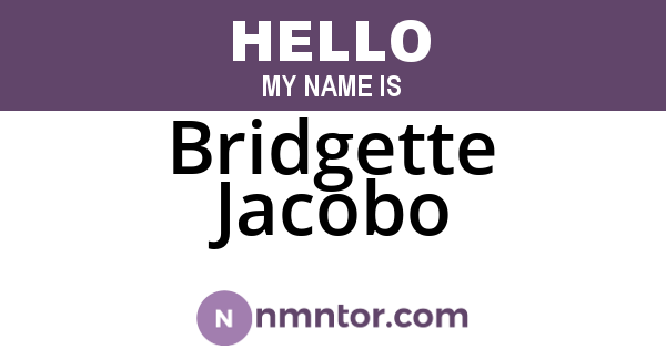 Bridgette Jacobo