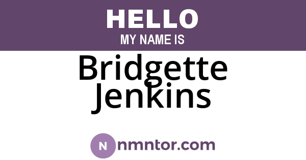 Bridgette Jenkins