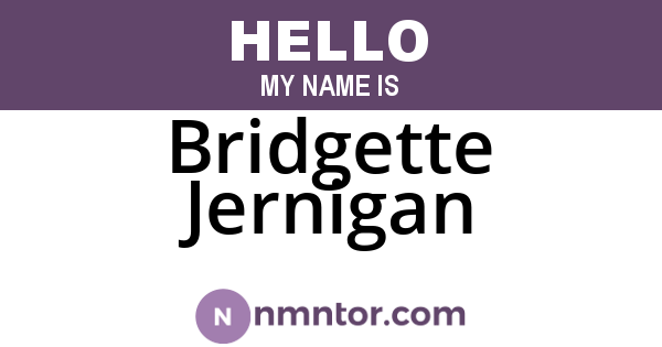Bridgette Jernigan
