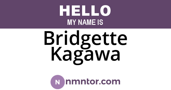 Bridgette Kagawa