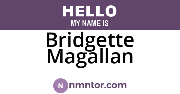 Bridgette Magallan