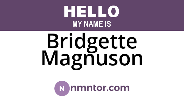 Bridgette Magnuson