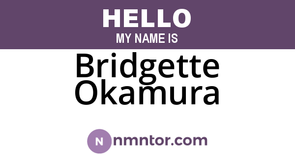 Bridgette Okamura