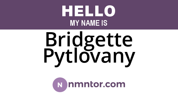 Bridgette Pytlovany