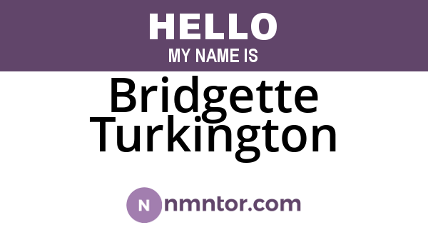 Bridgette Turkington