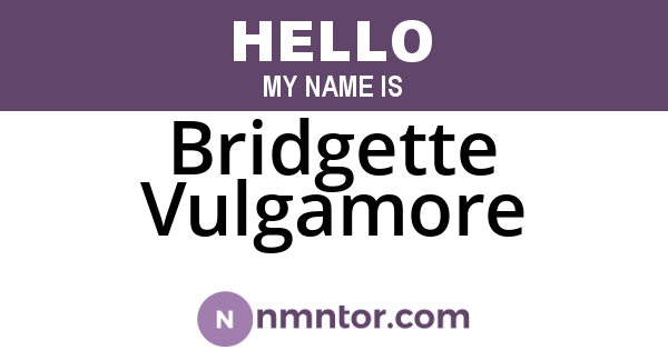 Bridgette Vulgamore
