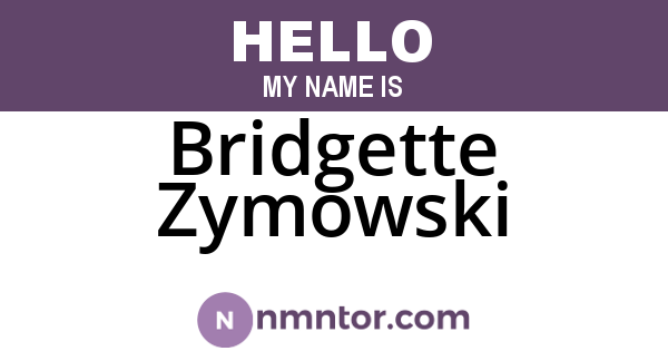 Bridgette Zymowski