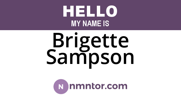 Brigette Sampson