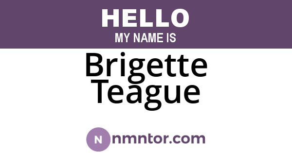 Brigette Teague
