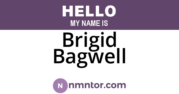 Brigid Bagwell