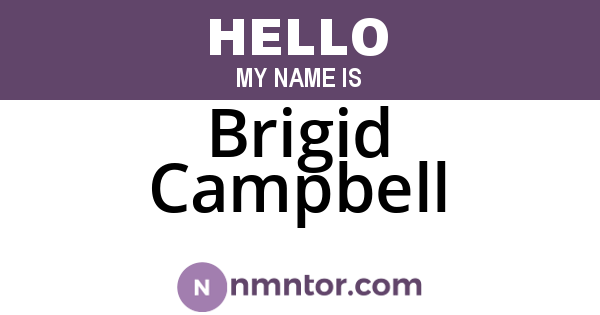 Brigid Campbell